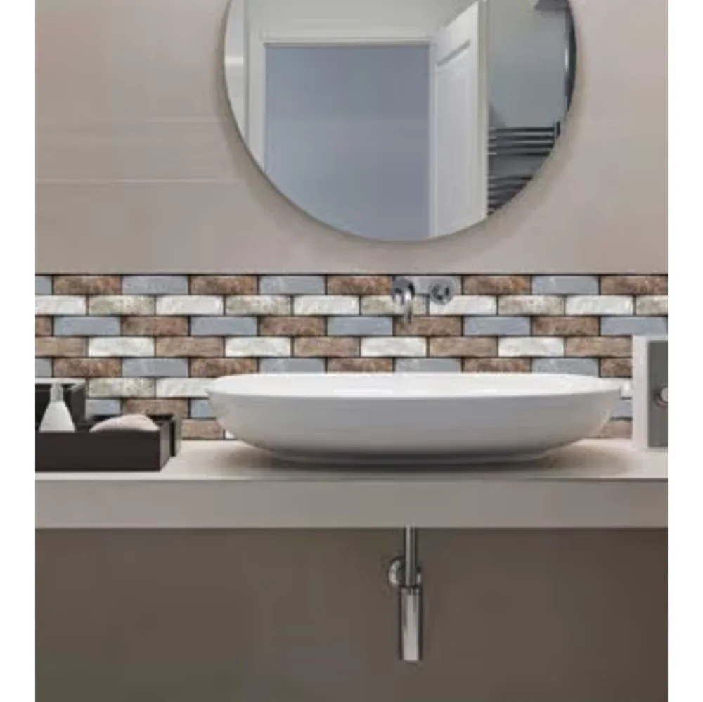 Wall Tiles: 3D Plastic Vinyl Decals